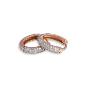Timeless Small Diamond Bali Earrings